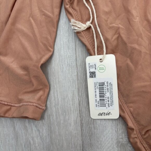 NWT aeire SMOOTHEZ Long Sleeve Bodysuit XXL Tan color - Picture 5 of 6